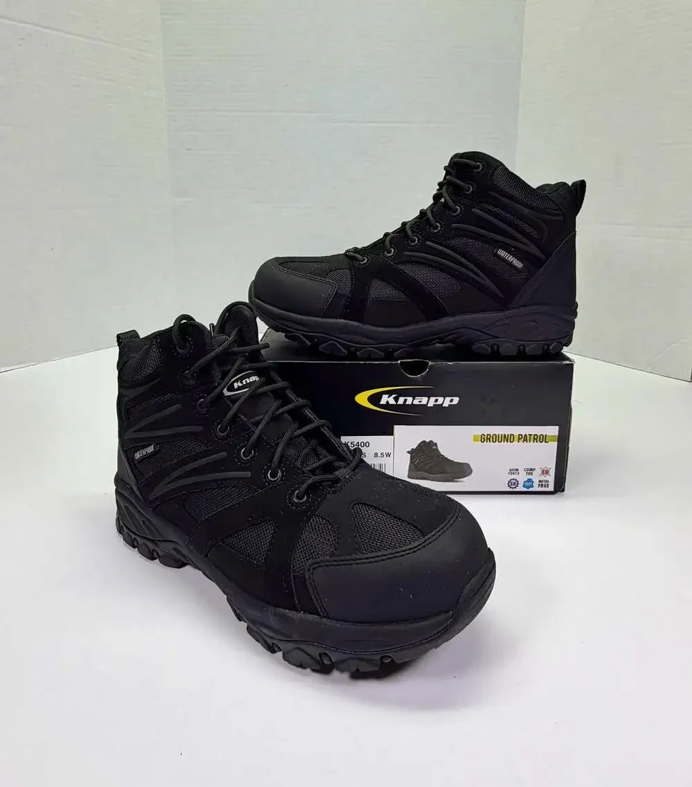 Knapp Ground Patrol Men's K5400 Trail Hiker Comp Toe Work Boots Size 8.5 W
